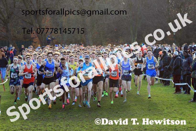 Senior Men and Under-23s, 2023 British Athletics Cross Challenge, Sefton Park, Liverpool. Photo: David T. Hewitson/Sports for All Pics
